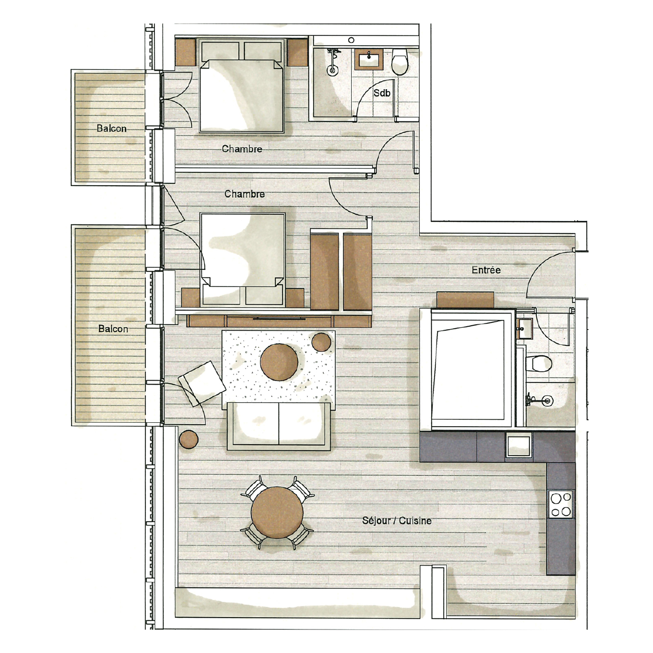 plan Appartement 70