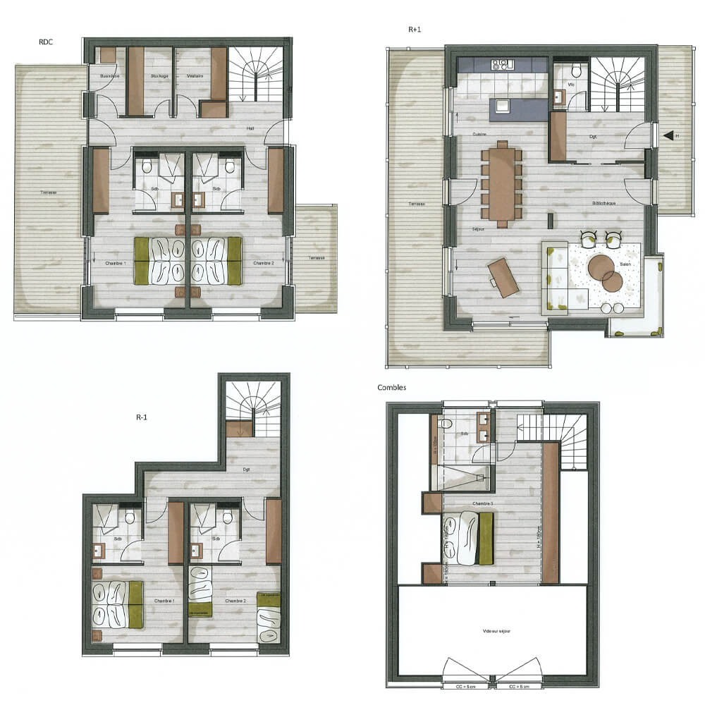 plan Chalet H