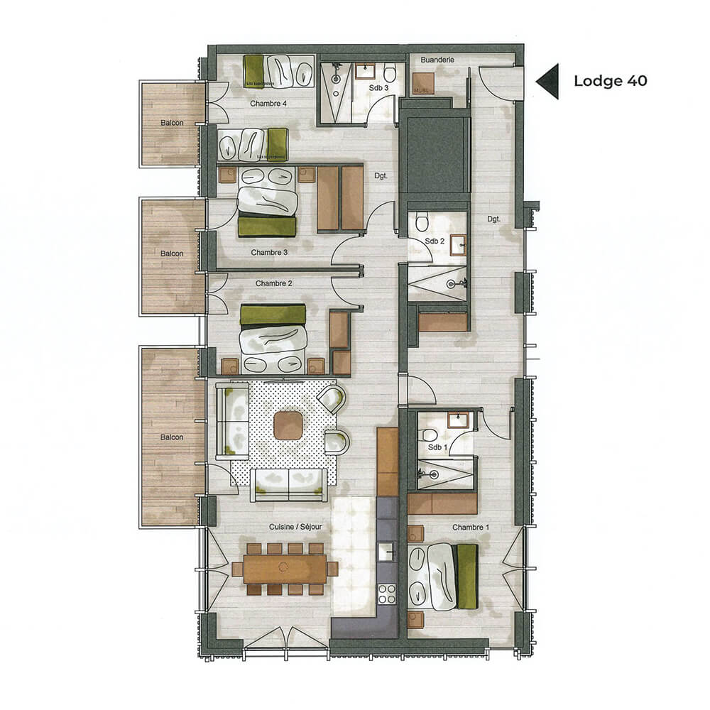plan Appartement 40