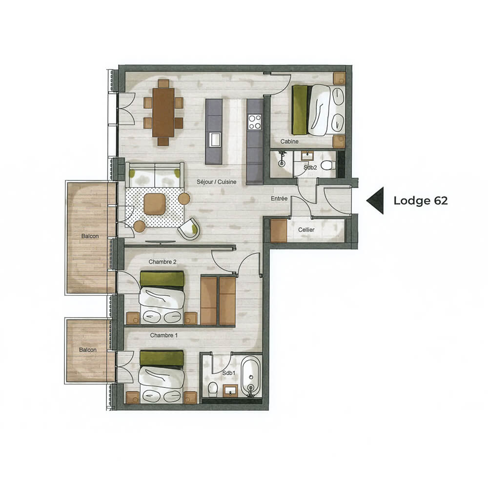 plan Appartement 62